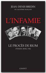 ebook cover of L'infamie, by Jean-Denis Bredin