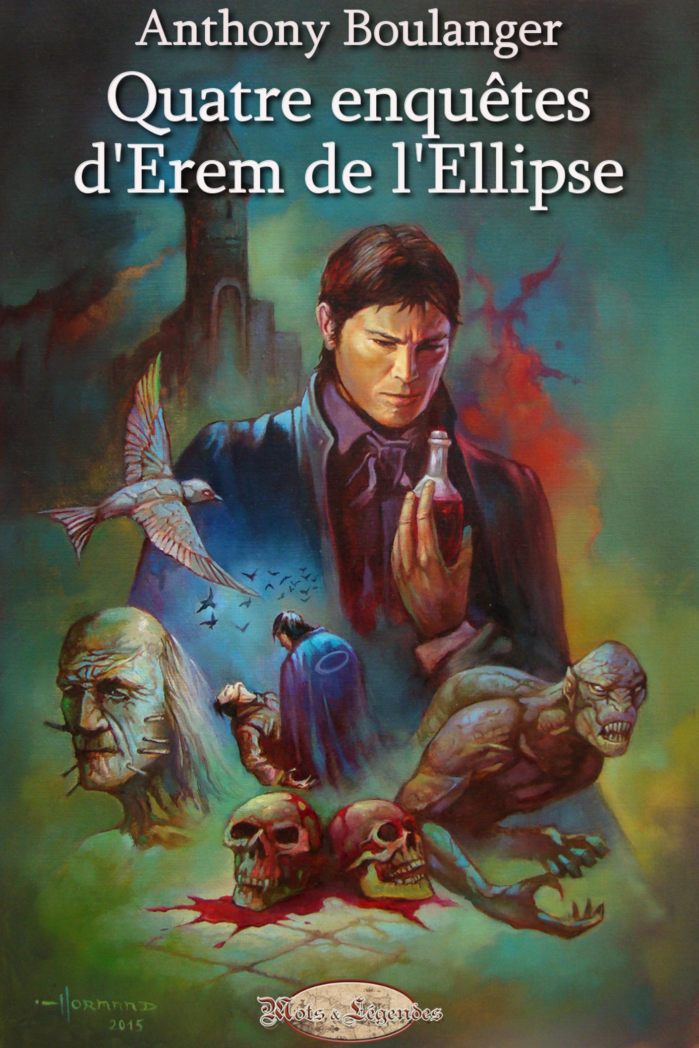 ebook cover of Quatre enquêtes d´Erem de l´Ellipse, by Anthony Boulanger