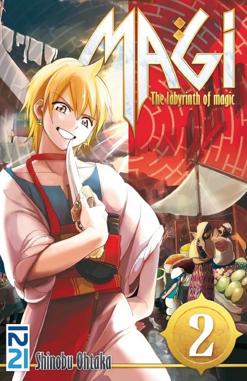 Couverture ebook de Magi - tome 02, de Shinobu Ohtaka