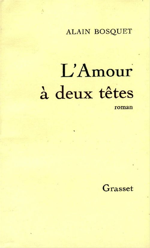 Couverture ebook de L'amour à deux têtes, de Alain Bosquet
