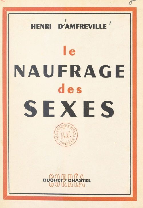 Couverture ebook de Le naufrage des sexes, de Henri D'Amfreville