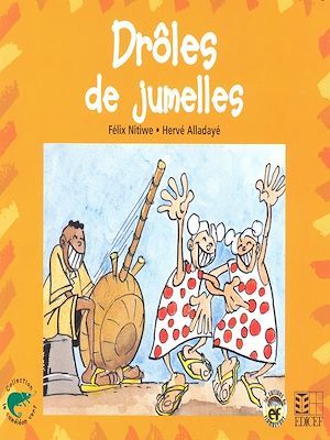 ebook cover of Drôles de jumelles, by Félix Nitiwe