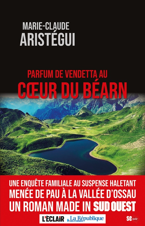 Couverture ebook de Parfum de vendetta au coeur du Béarn, de Marie-Claude Aristégui