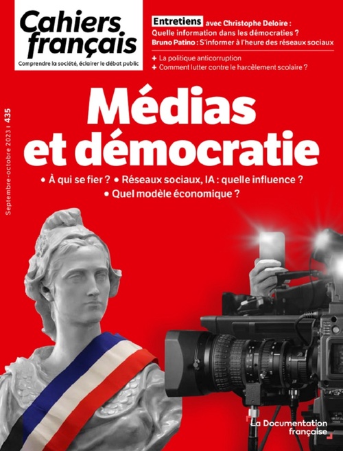 Couverture ebook de Cahiers français : Médias et démocratie - n°435, de Collectif