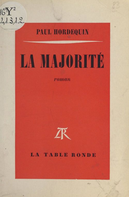 Couverture ebook de La majorité, de Paul Hordequin