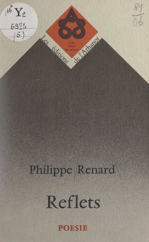 Couverture ebook de Reflets, de Philippe Renard
