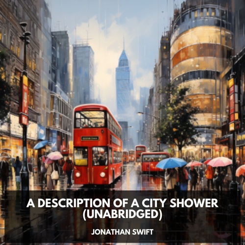 Couverture audiobook de A Description Of A City Shower (Unabridged), de Jonathan  Swift