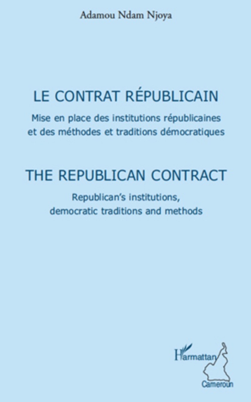 ebook cover of Le contrat républicain, by Adamou Ndam njoya