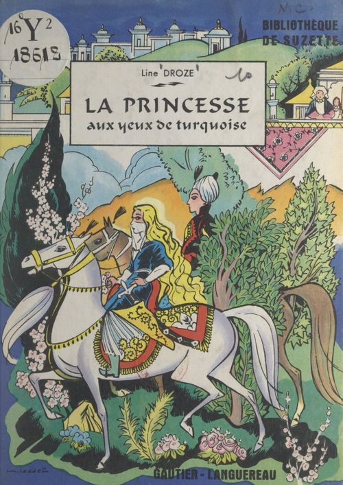 Couverture ebook de La princesse aux yeux de turquoise, de Line Droze