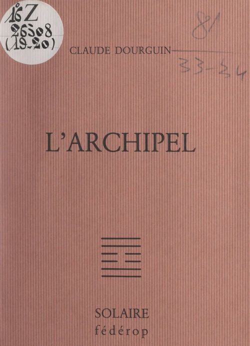 ebook cover of L'archipel, by Claude Dourguin