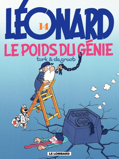 Couverture ebook de Léonard - Tome 14 - Le poids du génie, de Bob de Groot, Turk