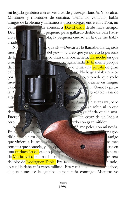 ebook cover of La noche de la pistola, by David Carr
