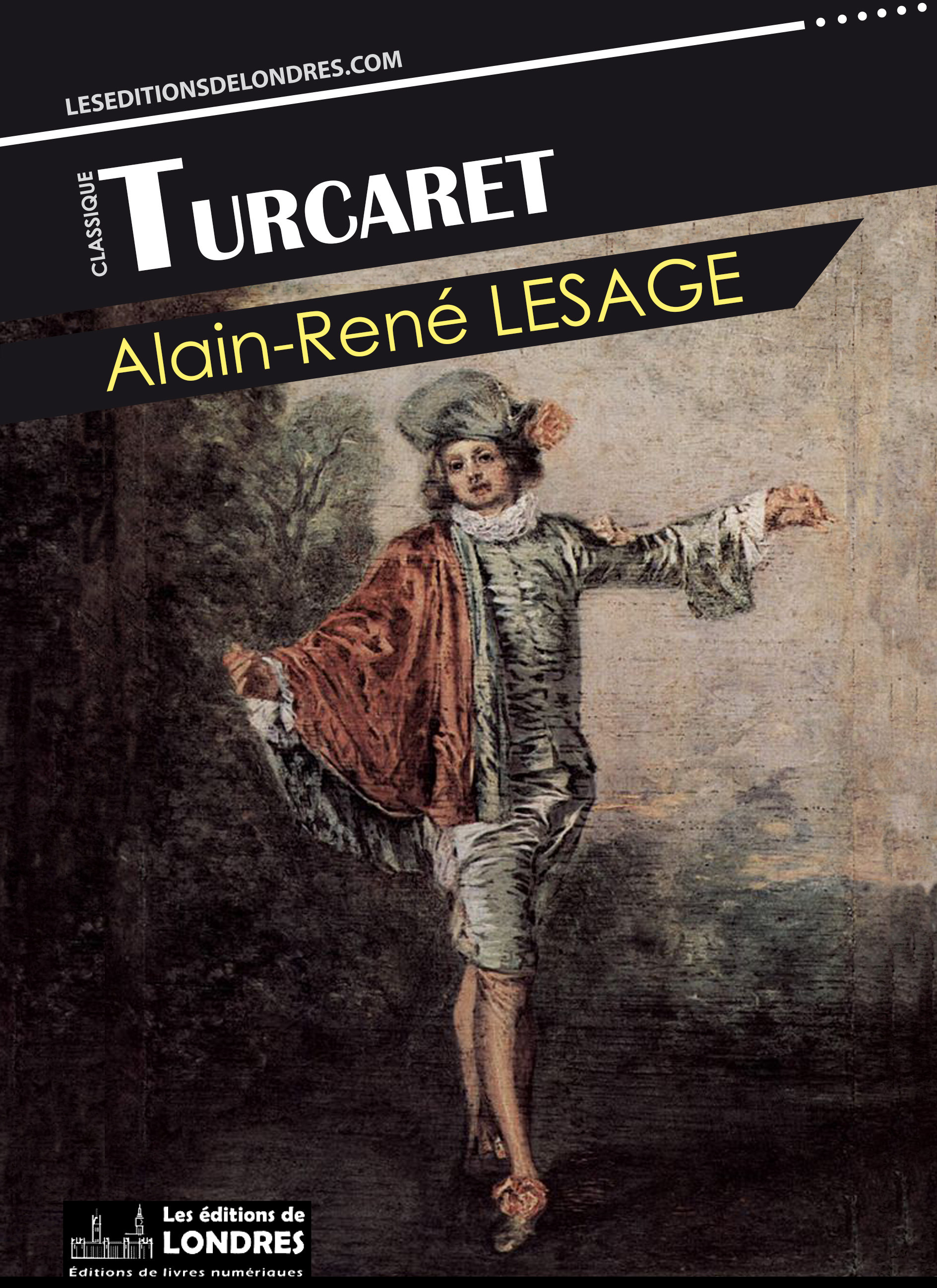 Couverture ebook de Turcaret, de Alain-René Lesage