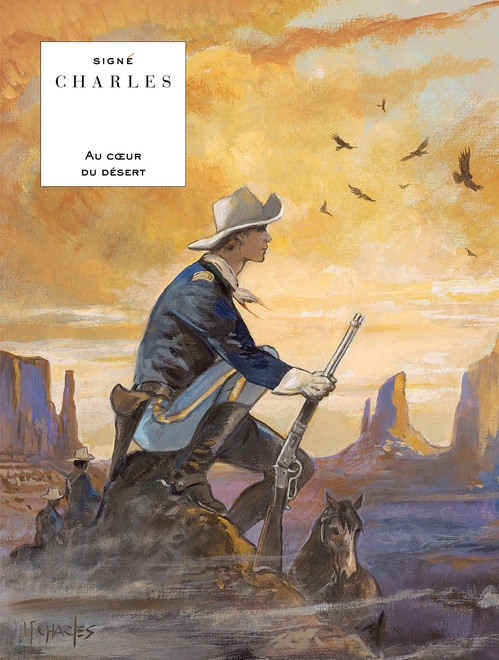 Couverture ebook de Au Coeur du désert, de Charles