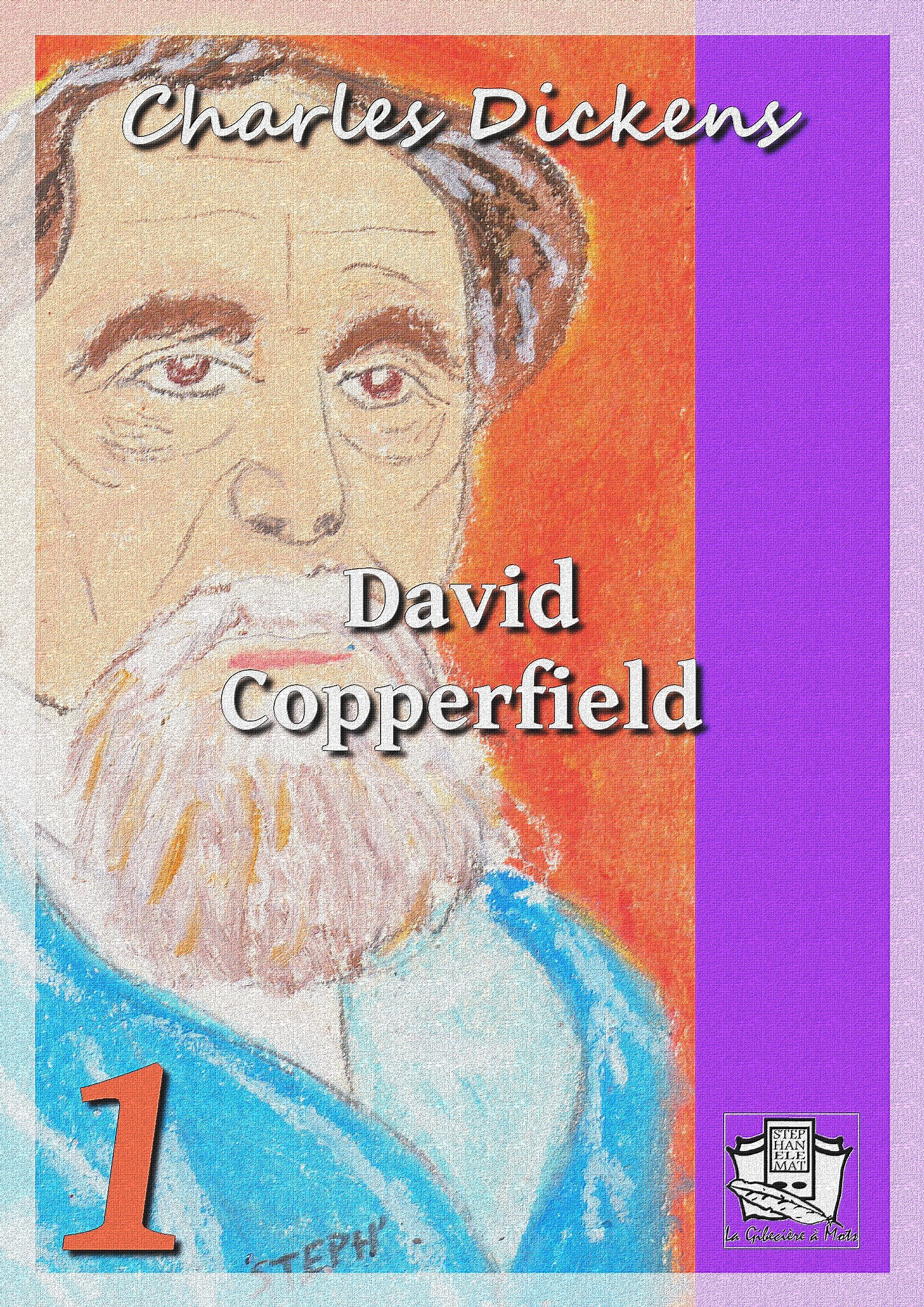 ebook cover of David Copperfield, by Charles Dickens