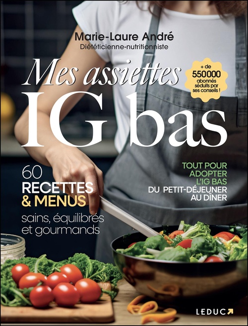 Couverture ebook de Mes assiettes IG bas, de Marie-Laure André