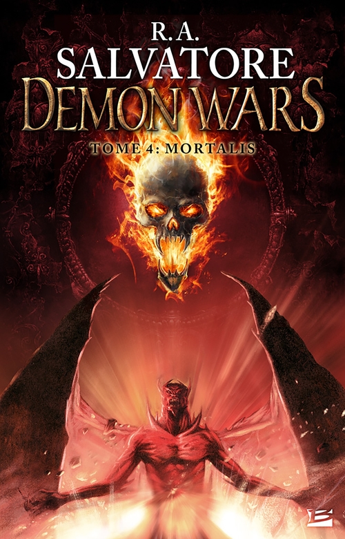 ebook cover of Demon Wars, T4 : Mortalis, by R. A. Salvatore