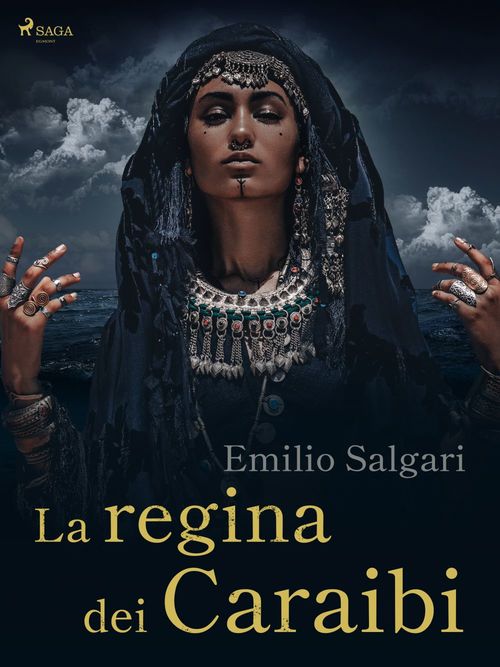 ebook cover of La regina dei Caraibi, by Emilio Salgari