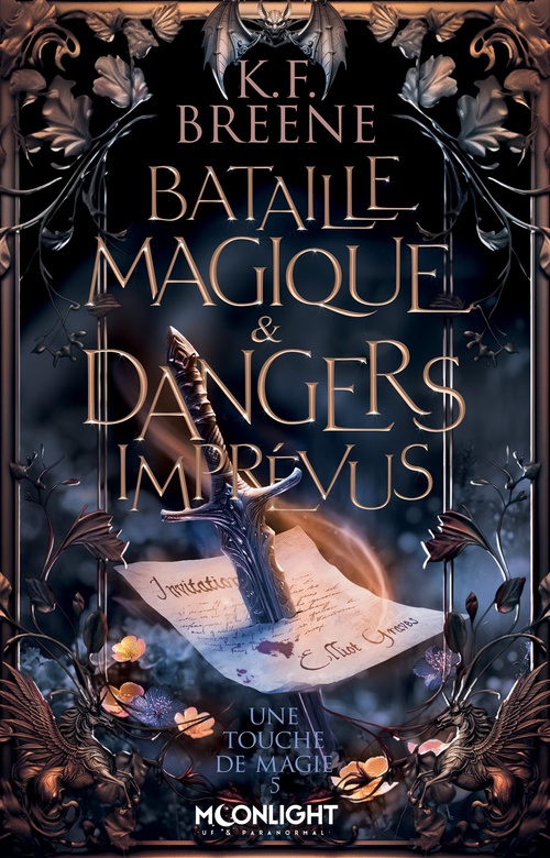 Couverture ebook de Bataille magique & dangers imprévus, de K. F. Breene