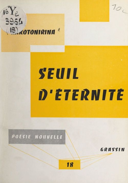 ebook cover of Seuil d'éternité, by Paul Rakotonirina