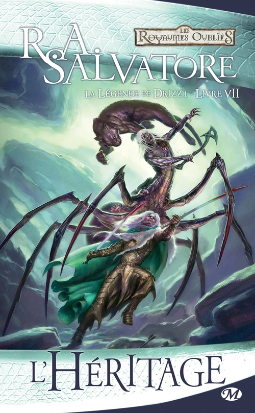 Couverture ebook de La Légende de Drizzt, T7 : L'Héritage, de R. A. Salvatore