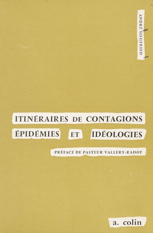 Couverture ebook de Itinéraires de contagions, de Andre Siegfried