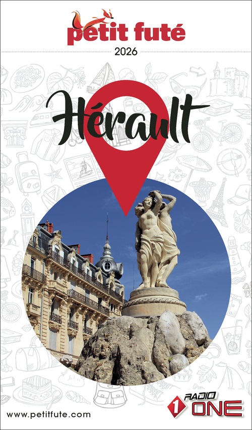 Couverture ebook de Guide Hérault 2026 Petit Futé, de Dominique Auzias, Jean-Paul Labourdette
