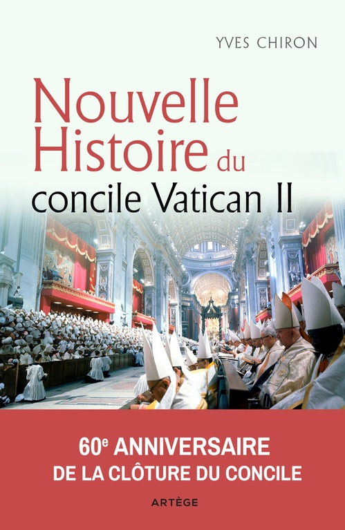 Couverture ebook de Nouvelle histoire du concile Vatican II, de Yves Chiron