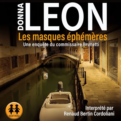 Couverture audiobook de Les masques éphémères, de Donna Leon