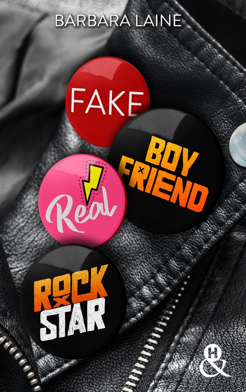 Couverture ebook de Fake Boyfriend... Real Rockstar, de Barbara Laine
