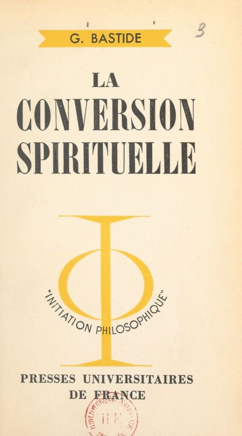 ebook cover of La conversion spirituelle, by Georges Bastide