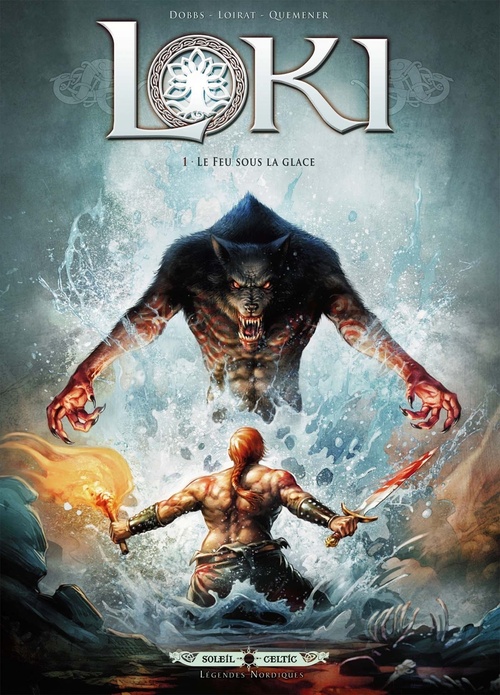 ebook cover of Loki T01 - Le feu sous la glace, by Dobbs