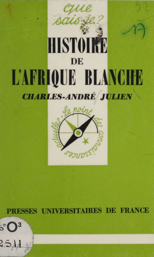 Couverture ebook de Histoire de l'Afrique blanche, de Charles-andré Julien