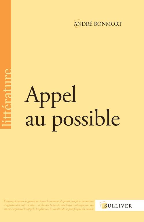 ebook cover of Appel au possible, by André Bonmort