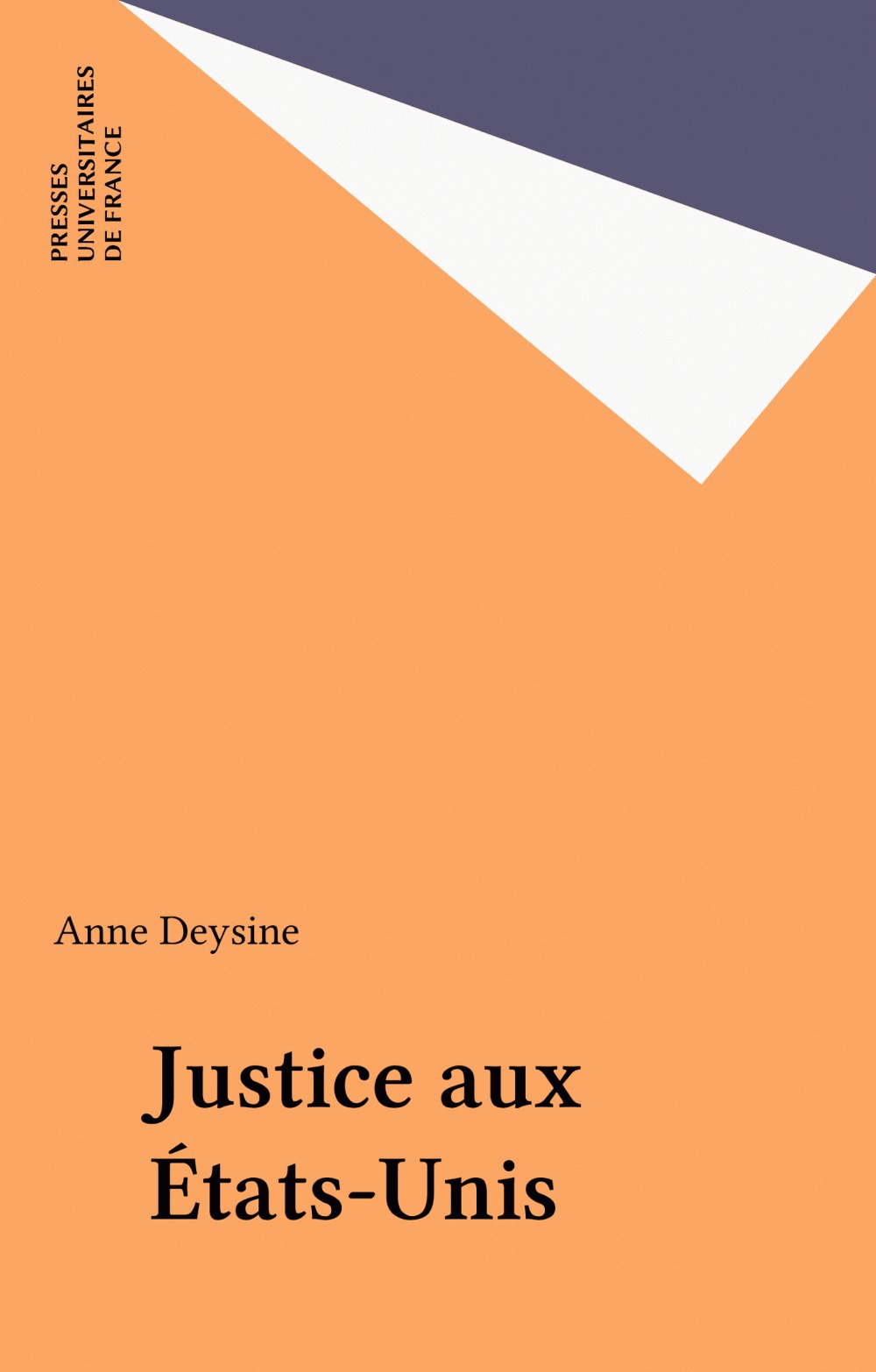 Couverture ebook de Justice aux États-Unis, de Anne Deysine