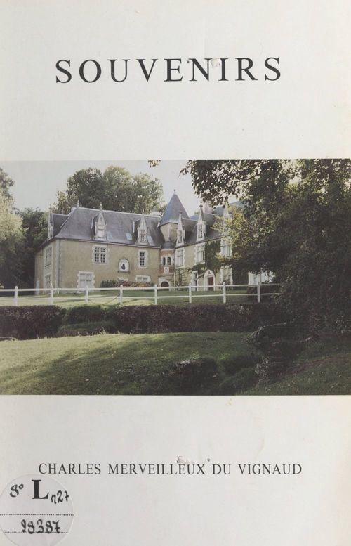 ebook cover of Souvenirs, by Charles Merveilleux Du Vignaux