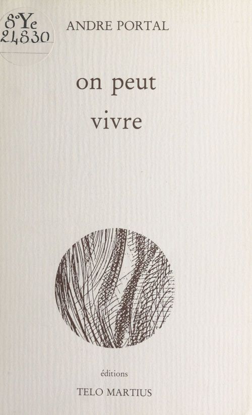 Couverture ebook de On peut vivre, de Andre Portal