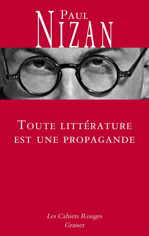 ebook cover of Toute littérature est une propagande, by Paul Nizan
