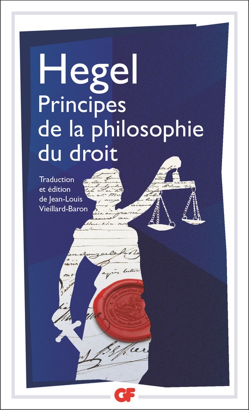 ebook cover of Principes de la philosophie du droit, by Georg Wilhelm Friedrich Hegel