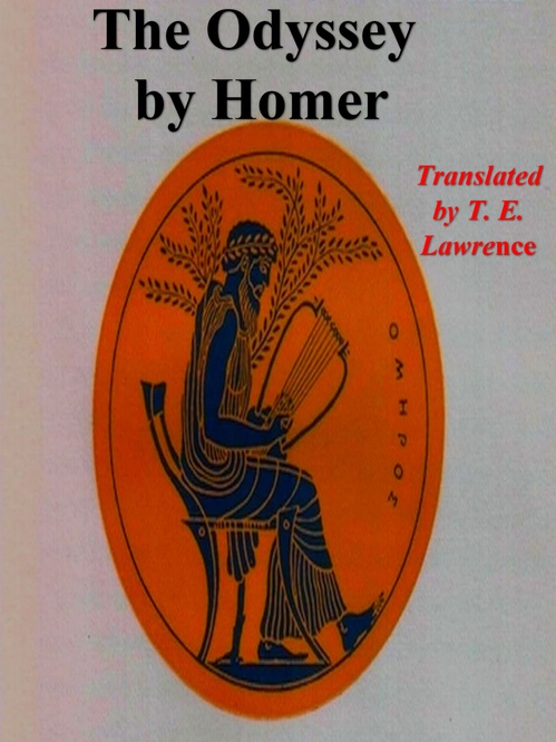 ebook cover of The Odyssey, by Homer