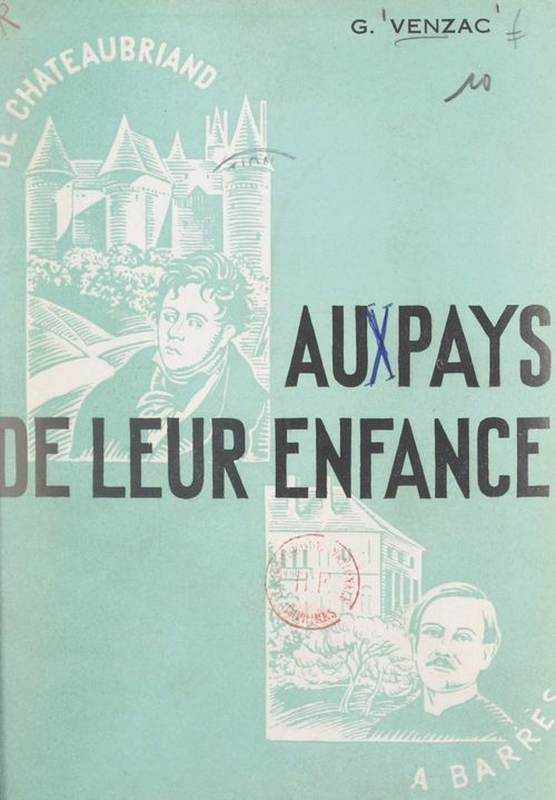 Couverture ebook de Aux pays de leur enfance, de Geraud Venzac