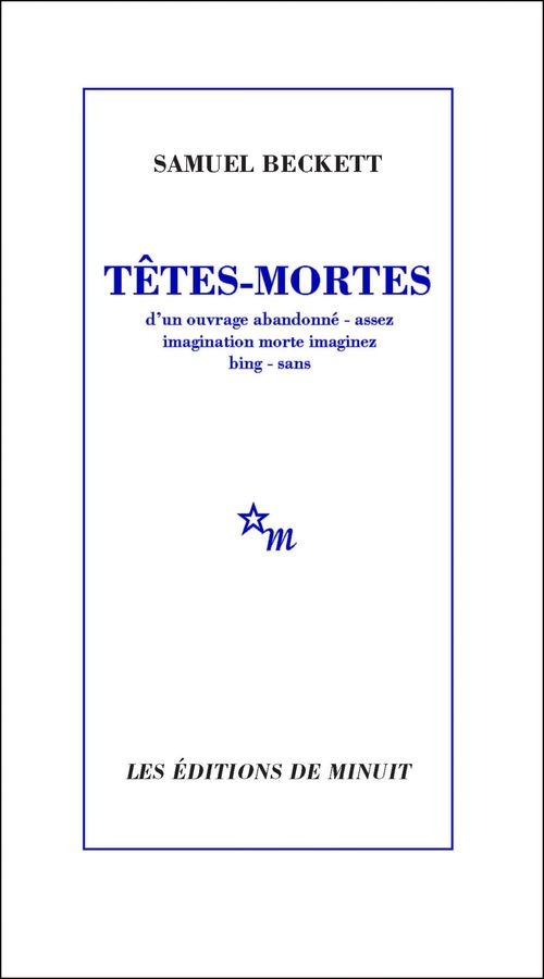 Couverture ebook de Têtes-mortes, de Samuel Beckett
