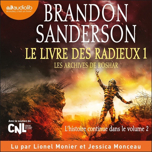 Couverture audiobook de Le Livre des radieux, volume 1 - Les archives de Roshar, tome 2, de Brandon Sanderson