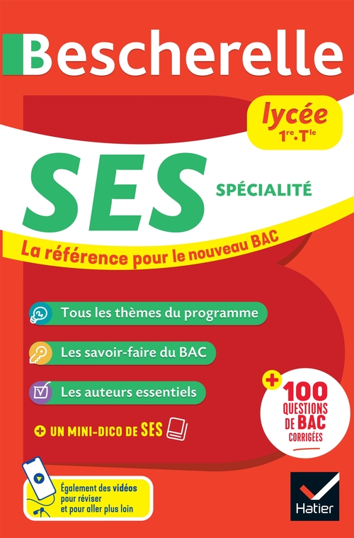 ebook cover of Bescherelle lycée  - SES  1re, Tle Nouveau bac, by Sarah Conquer, Thomas Dautais, Cécile Gauron, Sophie Jeandin, Denis Martin