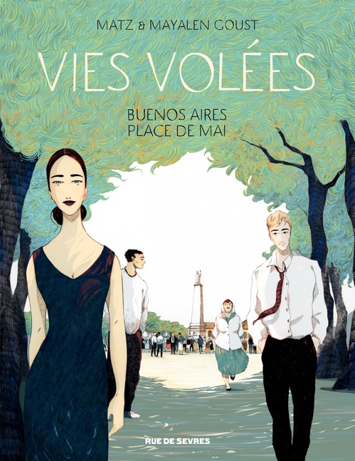 ebook cover of Vies Volées, by Mayalen Goust, Matz