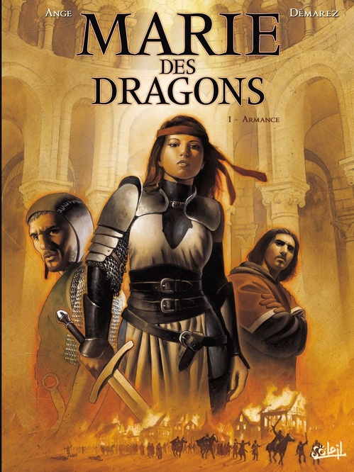Couverture ebook de Marie des Dragons T01 - Armance, de  Ange