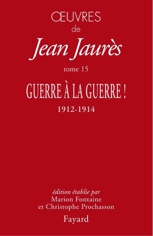 ebook cover of Oeuvres tome 15, by Jean Jaurès
