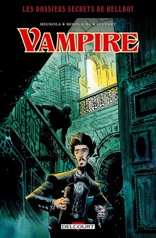 Couverture ebook de Les dossiers secrets de Hellboy - Vampire, de Fabío Moon, Gabriel Bá, Mike Mignola