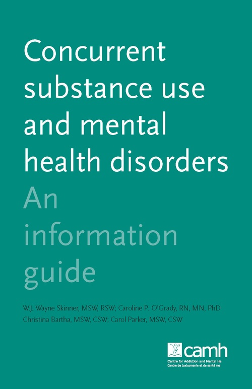ebook cover of Concurrent Substance Use and Mental Health Disorders, by W.J. Wayne Skinner, Caroline P. O'Grady