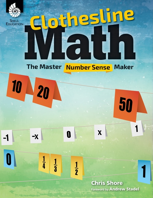 Couverture ebook de Clothesline Math, de Chris Shore